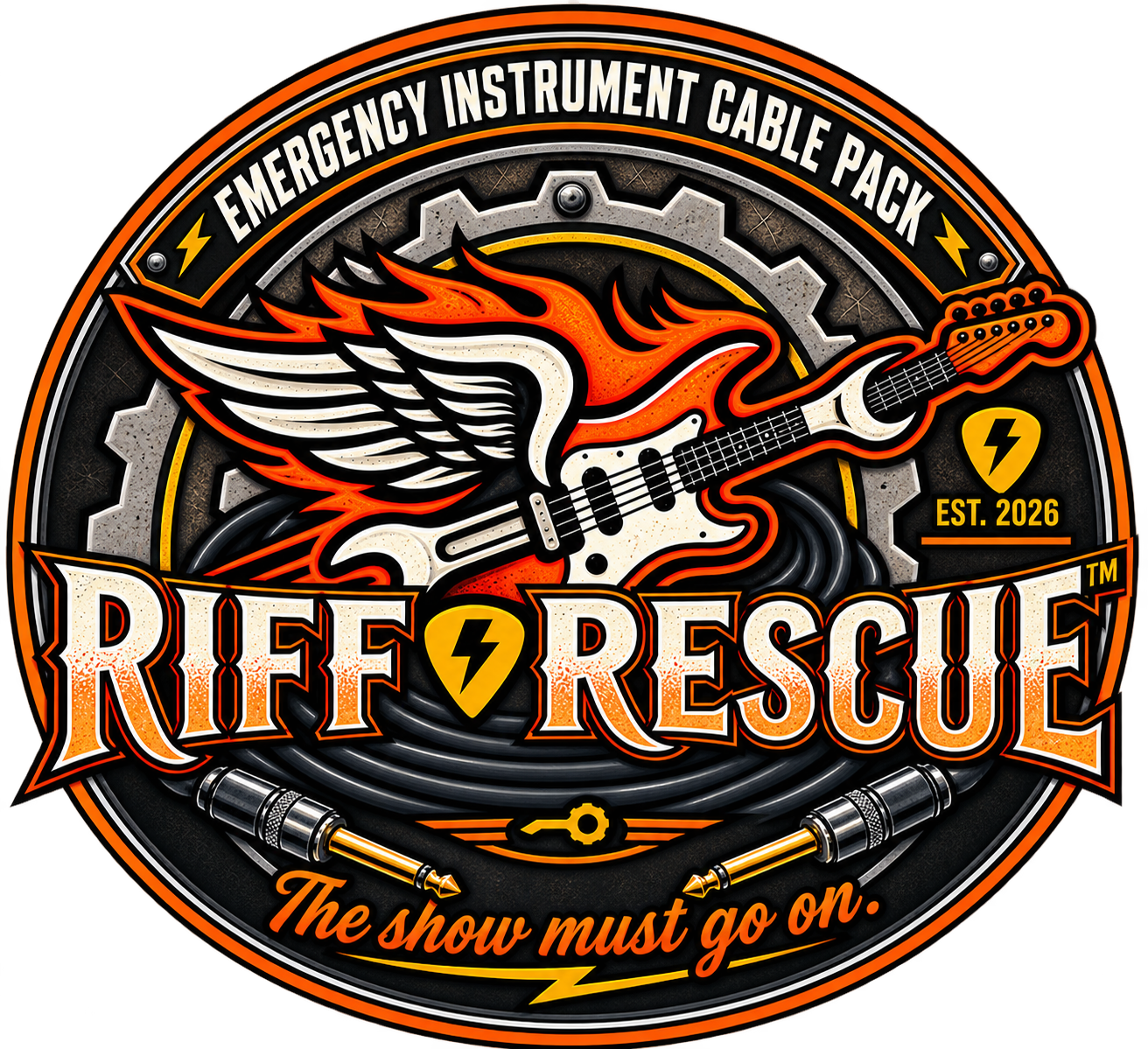 Emergency Instrument Cable Pack by Riff Rescue LLC \u2014 The show must go on