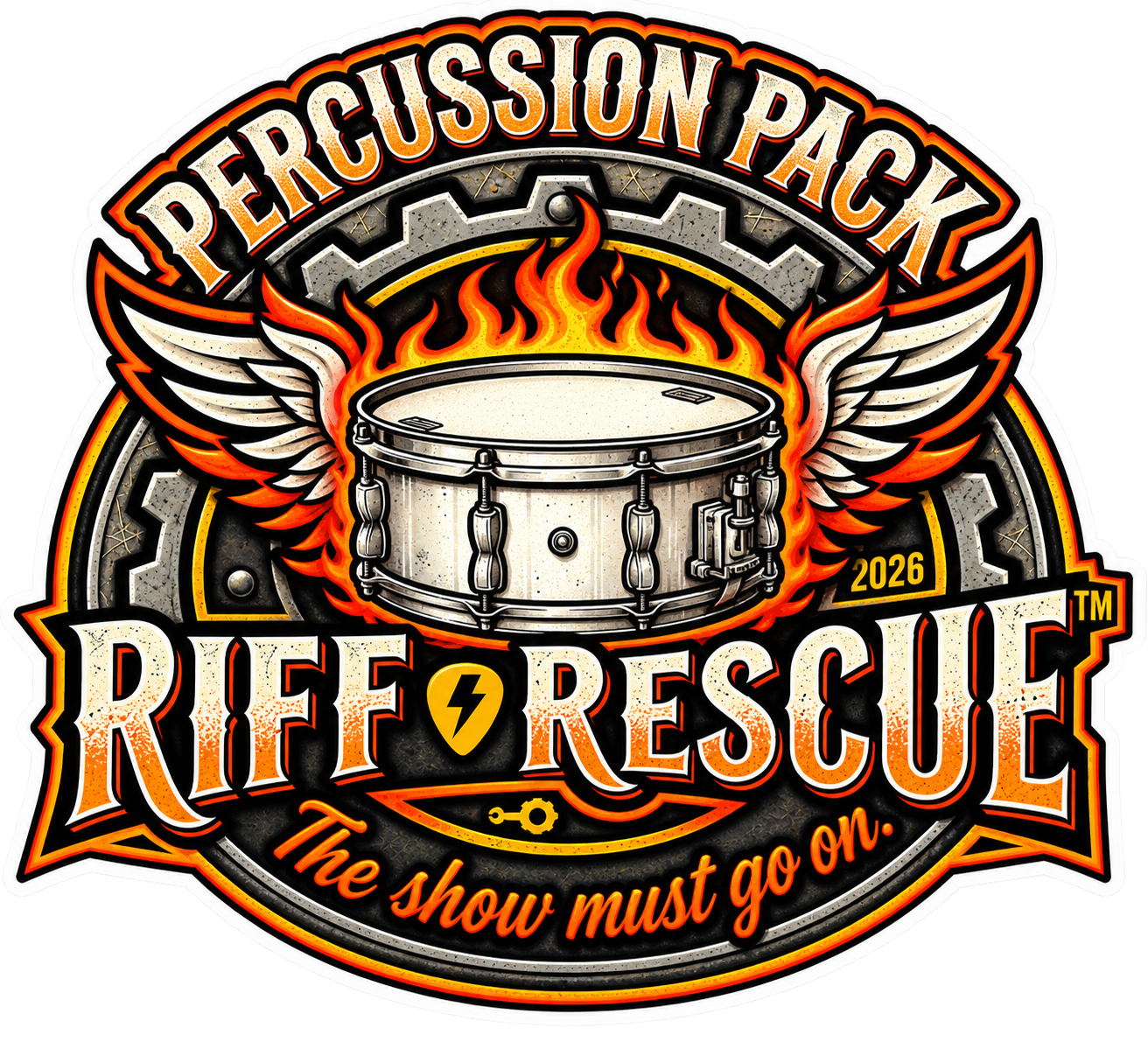 Percussion Pack by Riff Rescue LLC \u2014 The show must go on